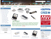 Tablet Screenshot of bulklighting.com